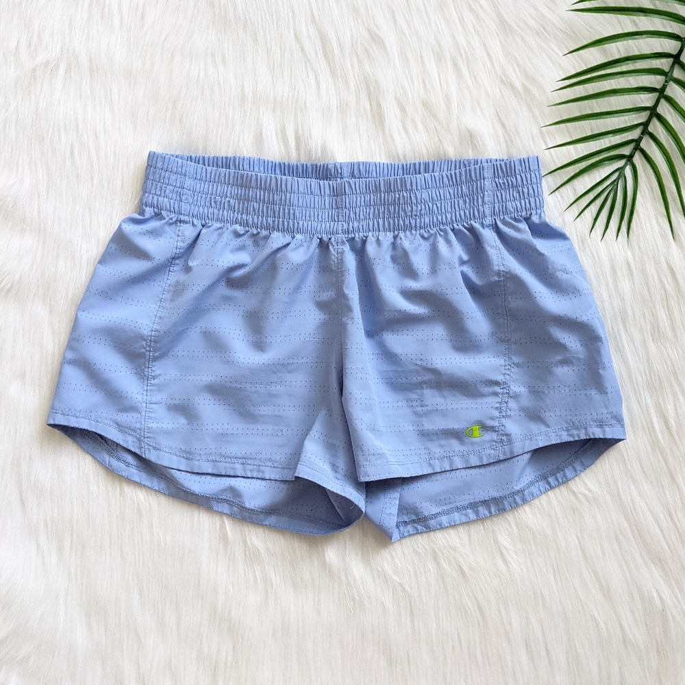 Champion light blue athletic shorts size Large